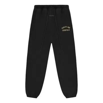 ESSENTIALS Fear of God Essentials Curved Logo Sweatpants 'Black'