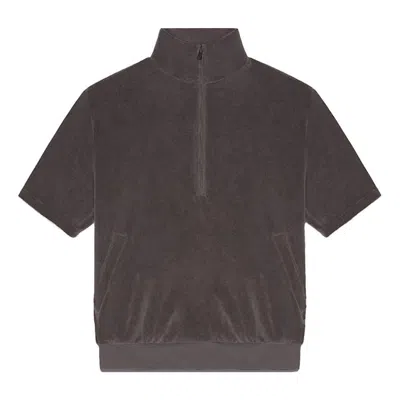 ESSENTIALS Fear of God Essentials Drop2 SS23 Half-Zip Sweatshirt 'Off-Black'