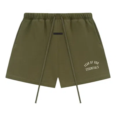 ESSENTIALS Fear of God Essentials Fleece Soccer Short 'Military'