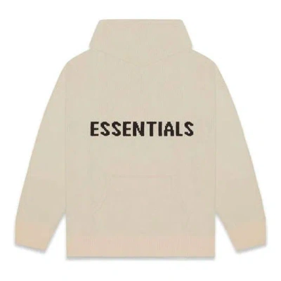 ESSENTIALS Fear of God Essentials FW20 Knit Logo Hoodie 'Khaki'