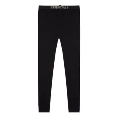 ESSENTIALS Fear of God Essentials FW20 Knit Logo Pants 'Black'