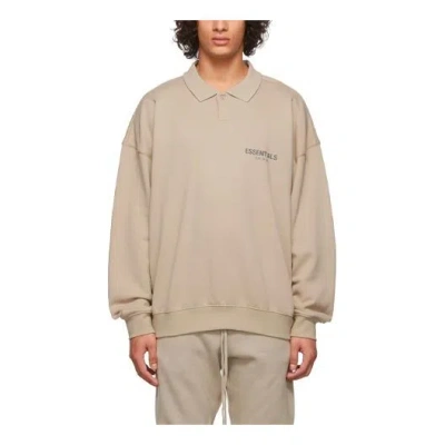 ESSENTIALS Fear of God Essentials FW21 French Terry Polo Shirt 'Tan'