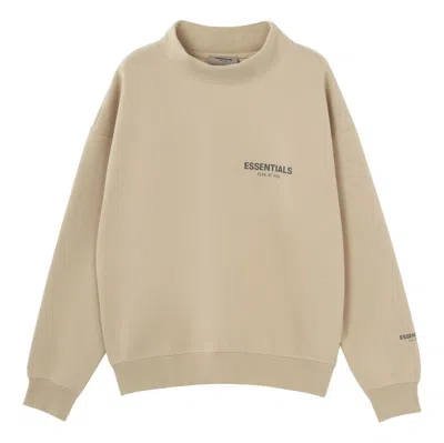 ESSENTIALS Fear of God Essentials FW21 Mock Neck Sweatshirt Beige