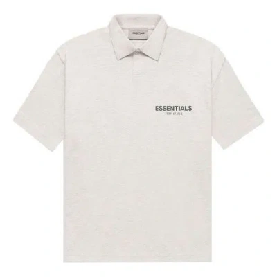 ESSENTIALS Fear of God Essentials FW21 Polo Shirt 'Light Heather Oatmeal'