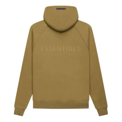 ESSENTIALS Fear of God Essentials FW21 Pullover Logo Hoodie 'Amber'