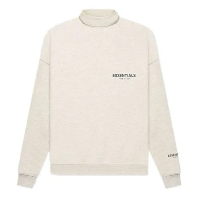 ESSENTIALS Fear of God Essentials FW21 Pullover Mockneck Light Heather Oatmeal