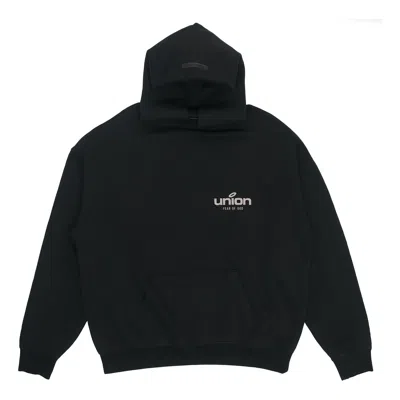 ESSENTIALS Fear of God Essentials FW21 Vintage Hoodie x Union LA 'Black'