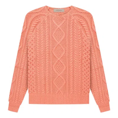 ESSENTIALS Fear of God Essentials FW22 Cable Knit 'coral'