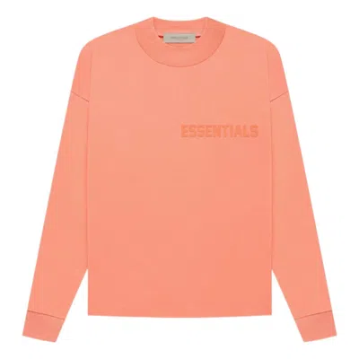 ESSENTIALS Fear of God Essentials FW22 Long Sleeve Tee 'Coral'