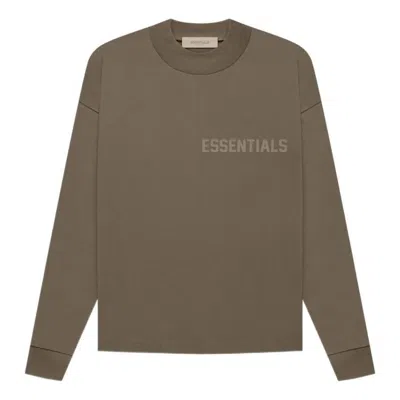 ESSENTIALS Fear of God Essentials FW22 Long Sleeve Tee 'Wood'