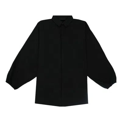ESSENTIALS Fear of God Essentials FW23 Button Down Shirt 'Jet Black'