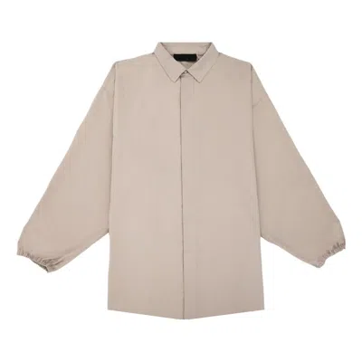 ESSENTIALS Fear of God Essentials FW23 Button Down Shirt 'Silver Cloud'