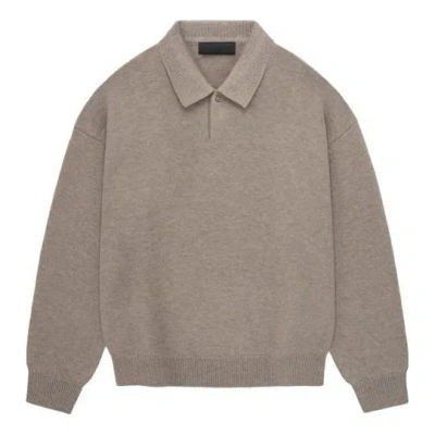 ESSENTIALS Fear of God Essentials FW23 Knit Polo Shirt 'Core Heather'