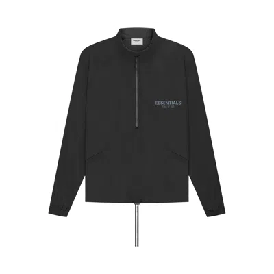ESSENTIALS FEAR OF GOD ESSENTIALS HALF-ZIP JACKET 'BLACK'