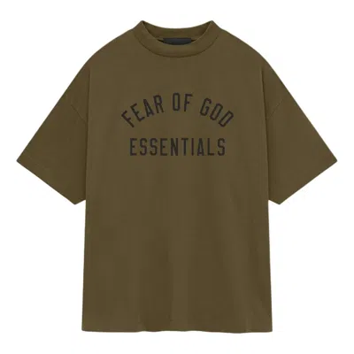 ESSENTIALS Fear of God Essentials Jersey Crewneck Tee 'Olive'