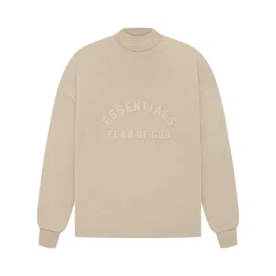 ESSENTIALS FEAR OF GOD ESSENTIALS LONG-SLEEVE TEE 'DUSTY BEIGE'