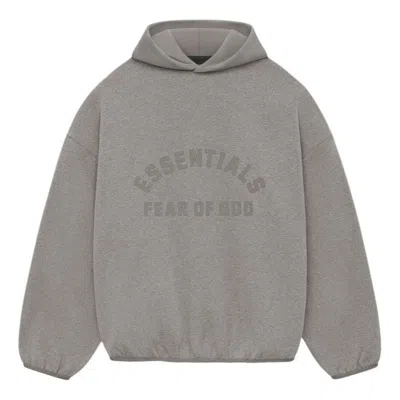 ESSENTIALS Fear of God Essentials Nylon Fleece Hoodie 'Heather Grey Dust'
