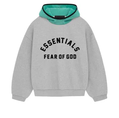 ESSENTIALS Fear of God Essentials Nylon Fleece 'Light Heather Grey Mint Leaf'