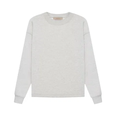 ESSENTIALS FEAR OF GOD ESSENTIALS RELAXED CREWNECK 'LIGHT OATMEAL'
