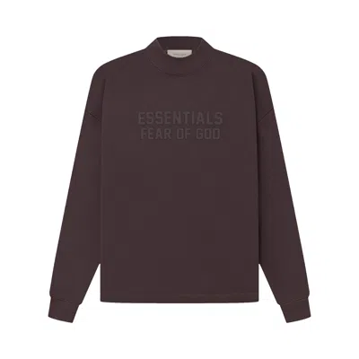 ESSENTIALS FEAR OF GOD ESSENTIALS RELAXED CREWNECK 'PLUM'