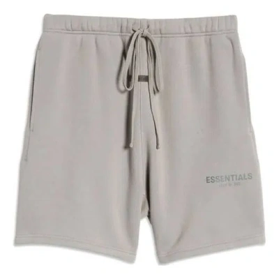 ESSENTIALS Fear of God Essentials SS21 Cotton-Blend Drawstring Shorts Cement Pebble