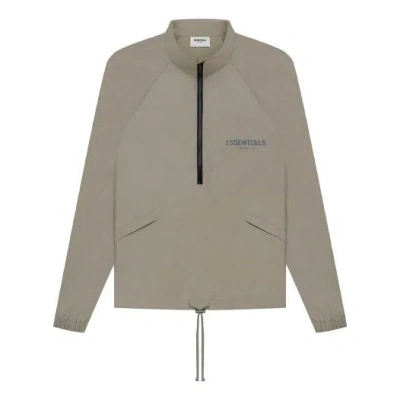ESSENTIALS Fear of God Essentials SS21 Half Zip Track Jacket Taupe