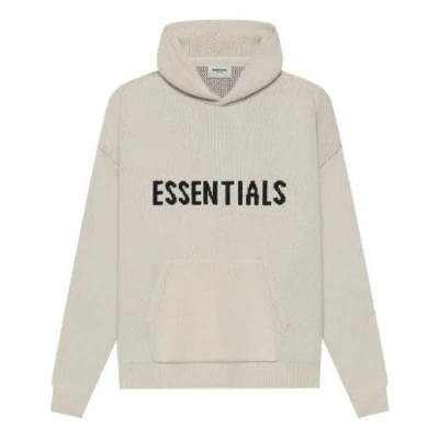 ESSENTIALS Fear of God Essentials SS21 Knit Logo Hoodie 'Moss'