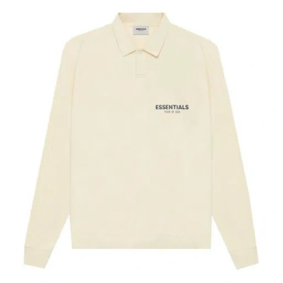 ESSENTIALS Fear of God Essentials SS21 Long Sleeve French Terry Polo Shirt 'Buttercream'