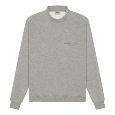 ESSENTIALS Fear of God Essentials SS21 Pullover Mockneck Dark Heather Oatmeal