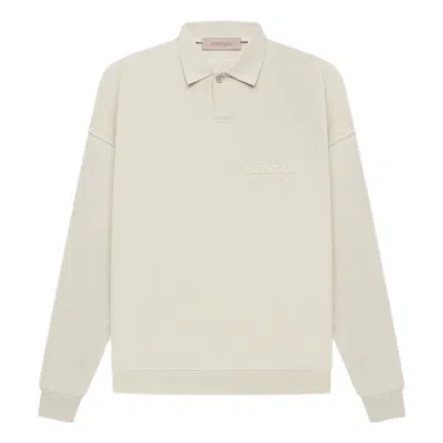 ESSENTIALS Fear of God Essentials SS22 Long Sleeve Polo Shirt 'Wheat'