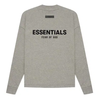 ESSENTIALS Fear of God Essentials SS22 Long Sleeve T-Shirt 'Dark Oatmeal'