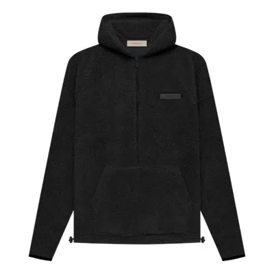 ESSENTIALS Fear of God Essentials SS22 Polar Fleece Half Zip Hoodie 'Iron'