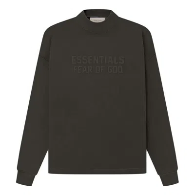 ESSENTIALS Fear of God Essentials SS23 Relaxed Crewneck Logo Sweater 'Off-Black'