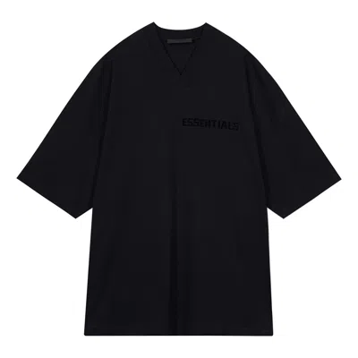 ESSENTIALS Fear of God Essentials SS23 V-Neck Tee 'Jet Black'