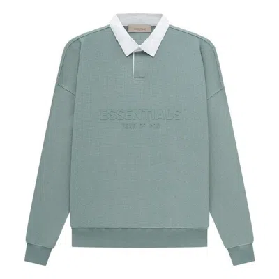 ESSENTIALS Fear of God Essentials SS23 Waffle Long Sleeve Polo Shirt 'Sycamore'