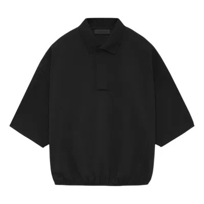 ESSENTIALS Fear of God Essentials SS24 3/4 Sleeve Polo Shirt 'Black'