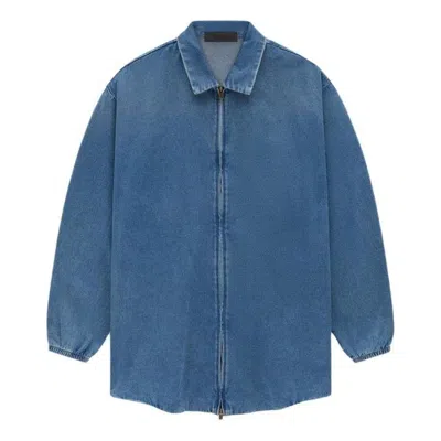 ESSENTIALS Fear of God Essentials SS24 Denim Overshirt 'Medium Wash'