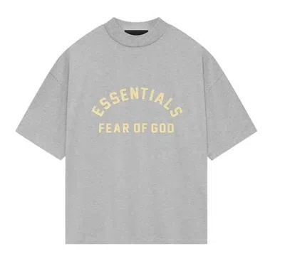 ESSENTIALS Fear of God Essentials SS24 drop2 Crewneck T-Shirt 'Light Heather Grey'