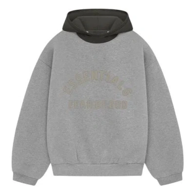 ESSENTIALS Fear of God Essentials SS24 Nylon Fleece Hoodie 'Dark Heather'