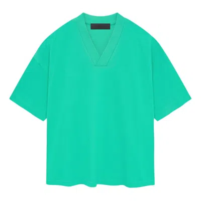 ESSENTIALS Fear of God Essentials SS24 V Neck T-Shirt 'Mint Leaf'