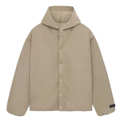 ESSENTIALS Fear of God Essentials SS25 Nylon Hooded Coach Jacket 'Dessert Sand'