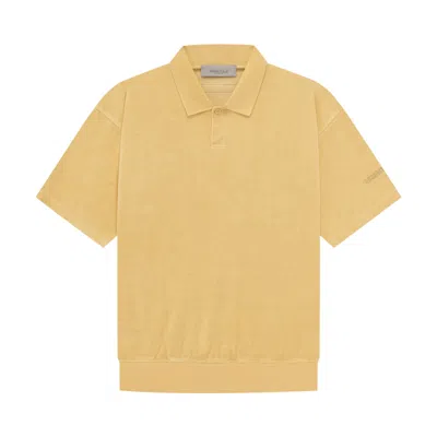 ESSENTIALS FEAR OF GOD ESSENTIALS TERRY POLO 'LIGHT TUSCAN'
