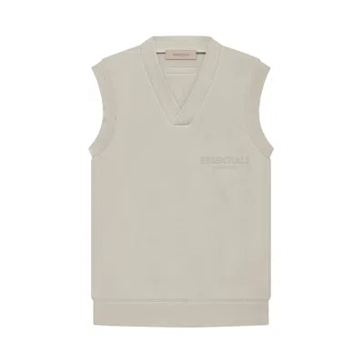 ESSENTIALS FEAR OF GOD ESSENTIALS V NECK VEST 'SMOKE'