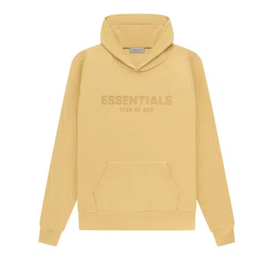 ESSENTIALS FEAR OF GOD ESSENTIALS WAFFLE RAGLAN HOODIE 'LIGHT TUSCAN'