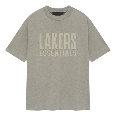 ESSENTIALS Fear of God Essentials x NBA Lakers T-Shirt 'Warm Heather'