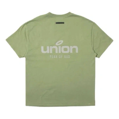 ESSENTIALS Fear of God Essentials x Union LA FW21 Vintage Tee Army