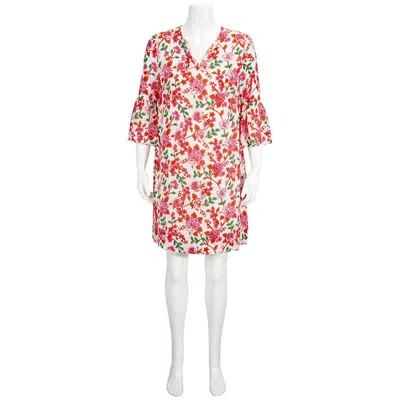ESSENTIEL ANTWERP ESSENTIEL LADIES PINK SLEEVED SHIRT DRESS