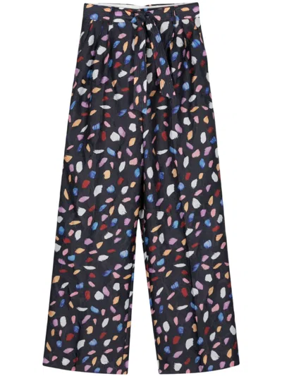 ESSENTIEL ANTWERP FRANKRIJK GRAPHIC-PRINT PALAZZO PANTS