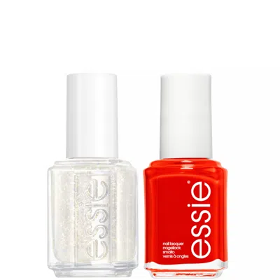 ESSIE SPARKLY RED DUO SET