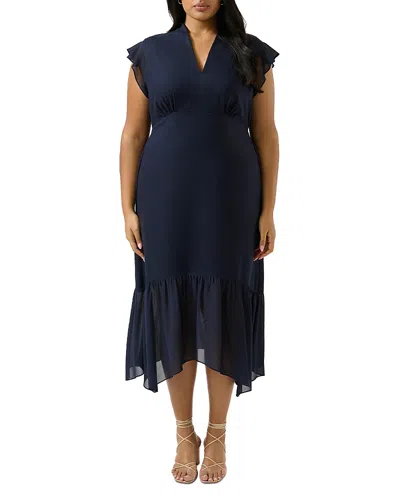 ESTELLE PLUS DUNE DANCER MIDI DRESS